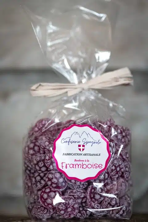 Bonbons durs à la framboise